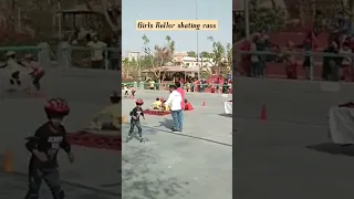 girls roller skating race,Fantastic little girl.the best talent Rollerblade#rollerskating #subscribe