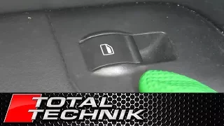 How to Remove Electric Window Switch (Single) - Audi A4 S4 RS4 - B6 B7 - 2001-2008 - TOTAL TECHNIK