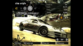 Modifying Kaze Mercedes benz in need for speed most wanted