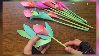 Paper Flower Tutorial || Amazing Paper Craft