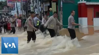Flooding Cripples Indonesian Capital