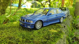 1:18 BMW M3 E36 1994, Estoril blue - Solido [Unboxing]