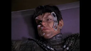 Star Trek TNG -- Worf Resists Saving a Dying Romulan (Part 1 of 2)