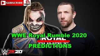 WWE Royal Rumble 2020 Universal Championship “The Fiend” Bray Wyatt vs  Daniel Bryan Predictions