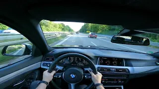 2016 BMW M550d XDrive in Germany Driving POV