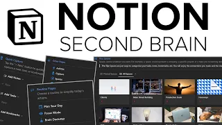 The BEST Second Brain in Notion | Notion Template 🧠✨