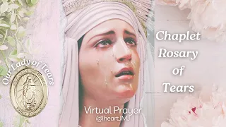 Pray the Chaplet Rosary of Our Lady of Tears  #virtualrosary #catholicdevotion