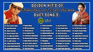 GOLDEN HITS OF Asha & R. D. Burman DUET SONGS 💖| #oldisgold #oldisgoldsongs #romanticsongs #hitsongs