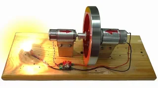 🌑 ВЕЧНЫЙ ДВИГАТЕЛЬ из двух моторчиков How to make a Free Energy Generator Игорь Белецкий