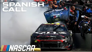 Spanish Call: Listen in as Suárez crosses the line at Sonoma