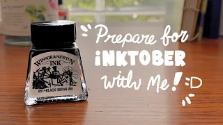 Prepare for Inktober with Me! :D | Inktober Preparations 2023 | Part 1