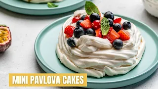 Mini Pavlova Cake Recipe - How To Make Pavlova Dessert | Blondelish