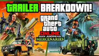 GTA 5 - San Andreas Mercenaries DLC - FULL Trailer Breakdown, New Cars & More!