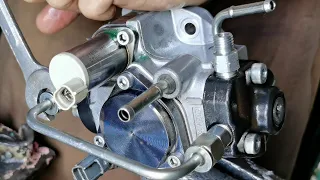 how to common rail fuel pump repair 2kd engine fuel pump