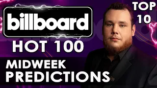 Top 10 Billboard Hot 100 Midweek Prediction | July 8,2023