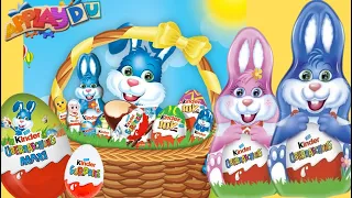 Easter 2024 Kinder Surprise Eggs/Toys"Applaydu"unboxing-opening/ASMR/Überraschungseier auspacken