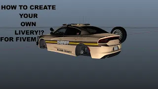 How To Create Your Own CUSTOM Livery For FiveM | Moosey Mod's