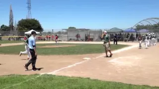 Jacob's crushing  home run vs North Valley - 12u all star g