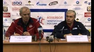 Пресс-конференция тренеров, «Омичка» - «Заречье-Одинцово», 7 марта 2012