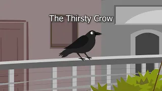 Never give up - Motivational Story of the thirsty Crow - animated