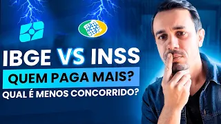 CONCURSO IBGE ou CONCURSO INSS? QUAL É MELHOR PARA NÍVEL MÉDIO?