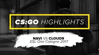 CSGO Highlights: NAVI vs Cloud9 @ ESL One Cologne 2017