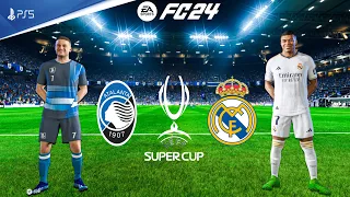 FC 24 - Real Madrid Vs Atalanta Ft. Mbappe | UEFA Super Cup Final 24/25 | PS5™ [4K60]