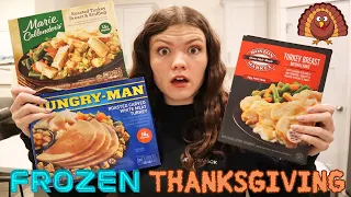 Ranking Frozen Thanksgiving Meals! Taste Test