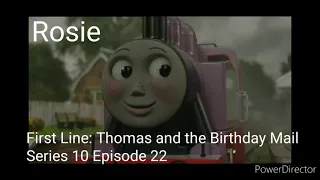 Thomas and Friends - First and Last Lines from Every Characters Introduced in Series 10 and 11