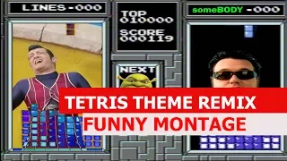 Tetris Theme Remix - FUNNY MONTAGE