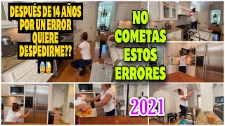 ✅POR UN PEQUEÑO ERROR, DESPUÉS DE TANTOS AÑOS DESPEDIDA ⁉️NO COMETAS ESTOS ERRORES #limpieza