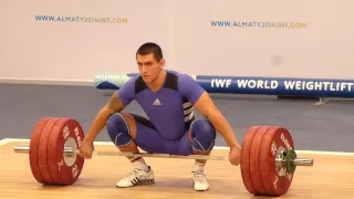 Almaty 2014 Men 85 kg Ivan Markov snatch 177 kg