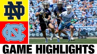 North Carolina vs Notre Dame Lacrosse Highlights | 2024 College Lacrosse | NCAA Lacrosse