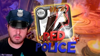 they got SWATED by my BADON! || Red Police ||  Albion Online