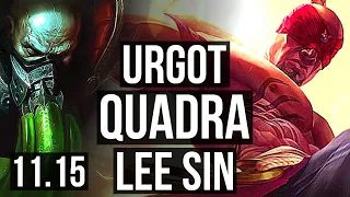 URGOT vs LEE SIN (TOP) | Quadra, 1000+ games, 1.1M mastery | BR Master | v11.15