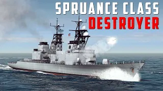 Spruance Class Destroyer Annahilating Russian Task Force || Cold Waters Surface Combat