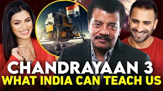 CHANDRAYAAN 3 - WHAT INDIA CAN TEACH US REACTION!! - Neil deGrasse Tyson on India's Moon Landing