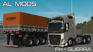 VOLVO FH + GUERRA 4 EIXOS - AL MODS - EURO TRUCK SIMULATOR 2