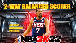 This *RARE* “2-WAY BALANCED SCORER” IS A DEMIGOD🔥🔥🔥 BEST SCORING CENTER BUILD 2K22 CURRENT GEN