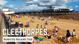 CLEETHORPES | 4K Narrated Walking Tour | Let's Walk 2021