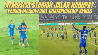 ATMOSFIR STADION JALAK HARUPAT SAAT PERSIB BANTAI BALI UNITED DI SEMIFINAL CHAMPIONSHIP SERIES