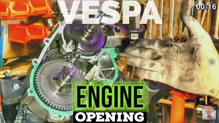 VESPA PX engine service: OPENING