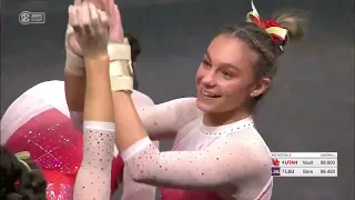 Grace McCallum (Utah) Vault 2022 @ LSU 9.925