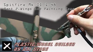 Revell Spitfire Mk II Part 2 Wing Assembly and Camouflage Painting