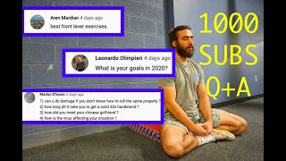 1000 SUBS Q+A! Nutrition, Recovery, China, Coronavirus, Strength Training and more!