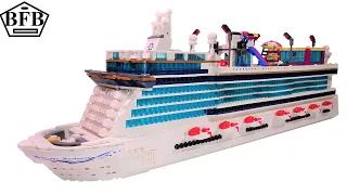 ZHE GAO - QL1807 | Norwegian Cruise Ship | Building Blocks Ship | Speed Build Review