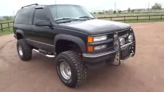 RARE 1997 Chevrolet 2 Door Tahoe Sport 4x4 Lifted Low Miles For Sale