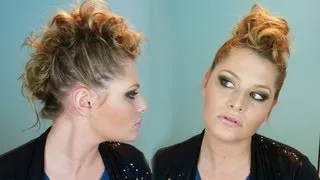 Curly Faux Hawk Tutorial!