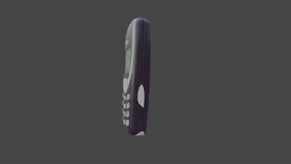 Nokia 3310 Blue - Rendered in Blender Eevee