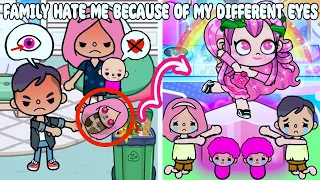 Family HATE Me Because Of My DIFFERENT EYES So I MOVED To Avatar World Toca Life World | Toca Boca